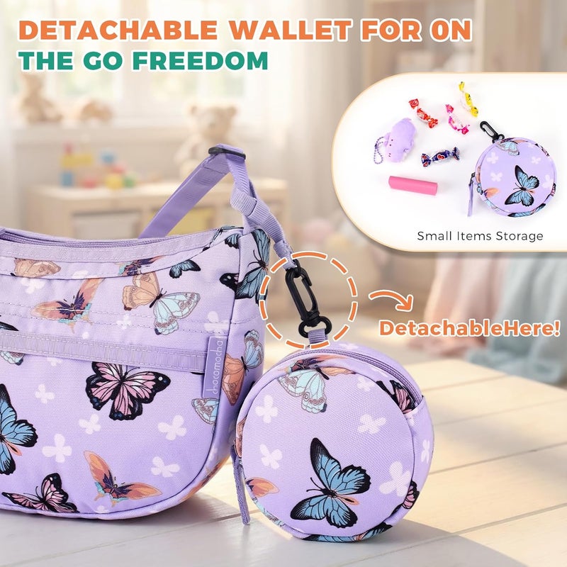 Choco Mocha Girls Crossbody Purse for Kids with Coin Purse | for Kids, for Kids - Image 5